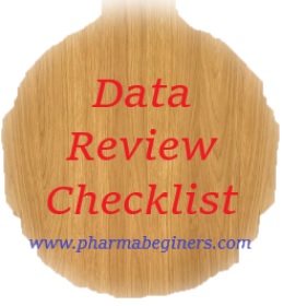 Raw Data Review Checklist