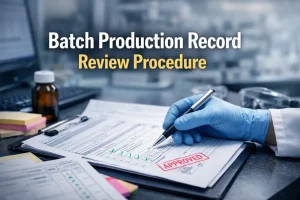 Batch Production Record Review Procedure – Pharma Beginers